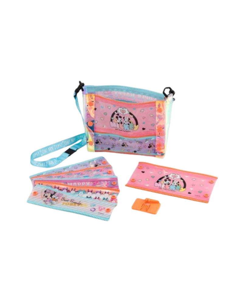 迪士尼 組合斜揹袋