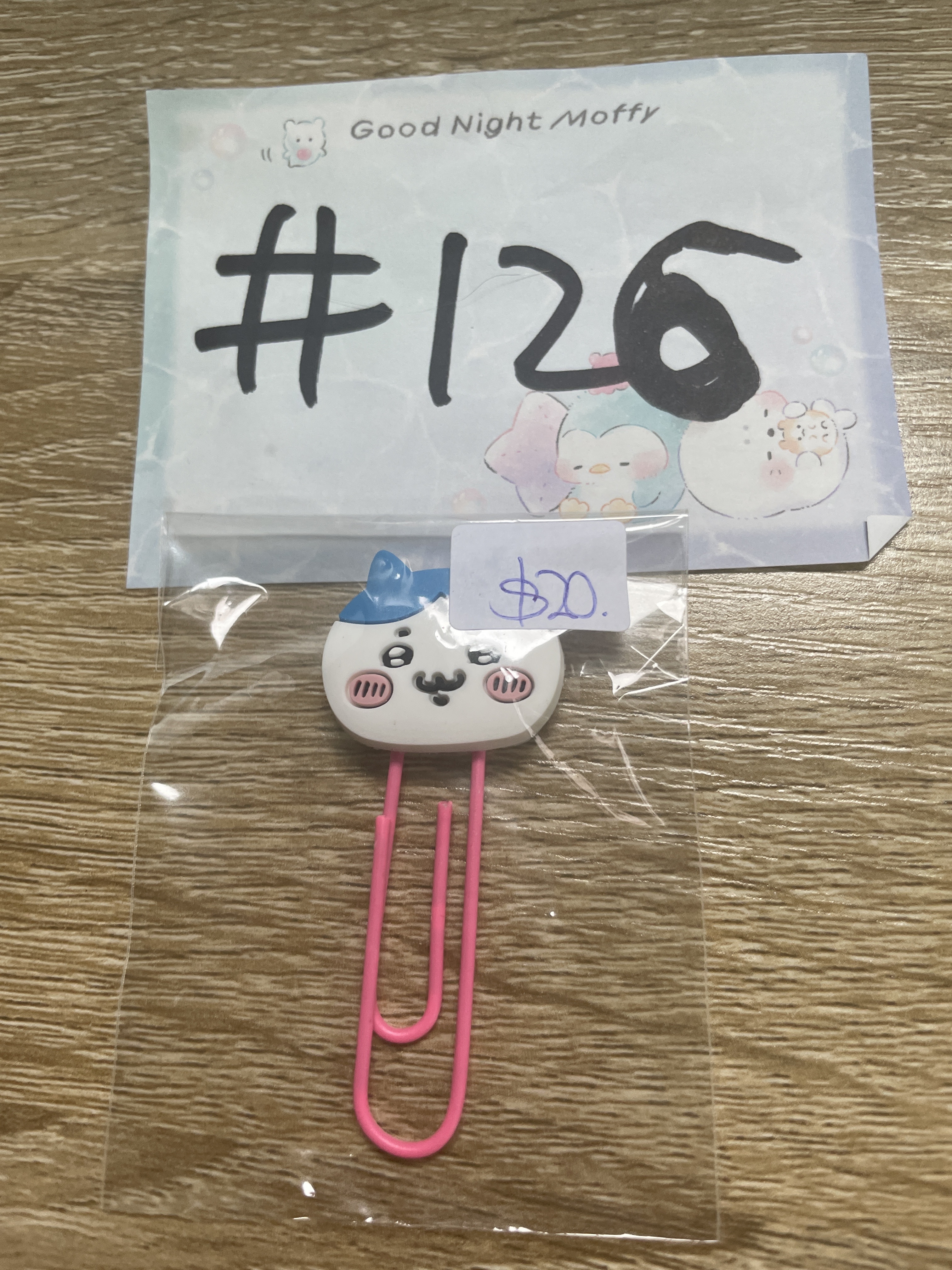 CHIIKAWA 八字貓 萬字夾#126