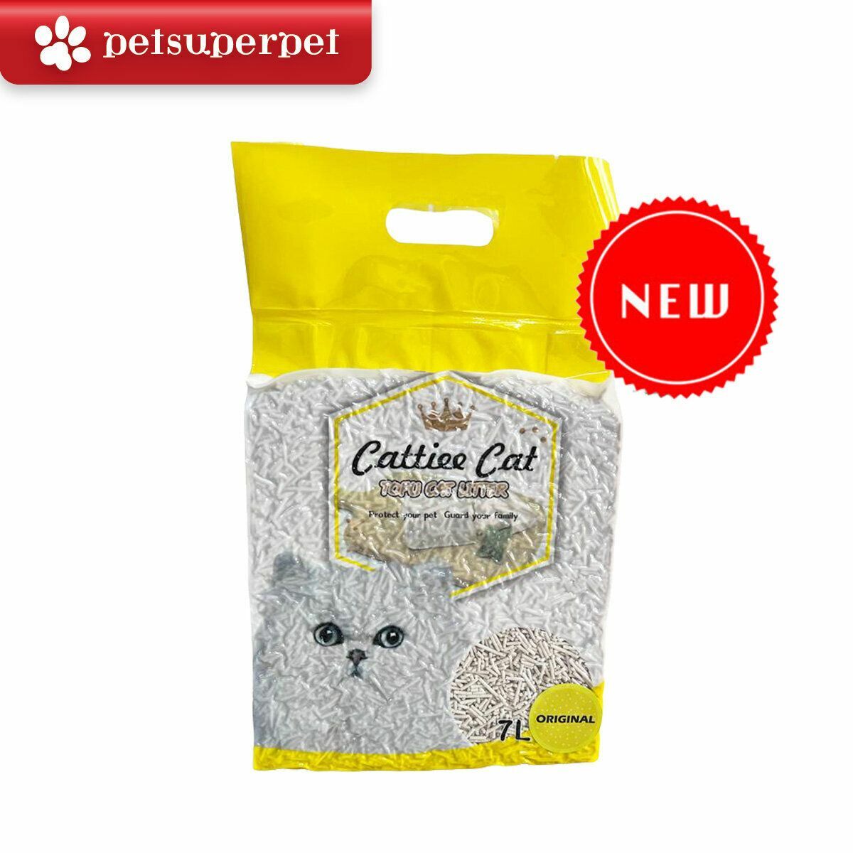 Petsuperpet - 2.0MM 豆腐貓砂（原味）7L  /袋
