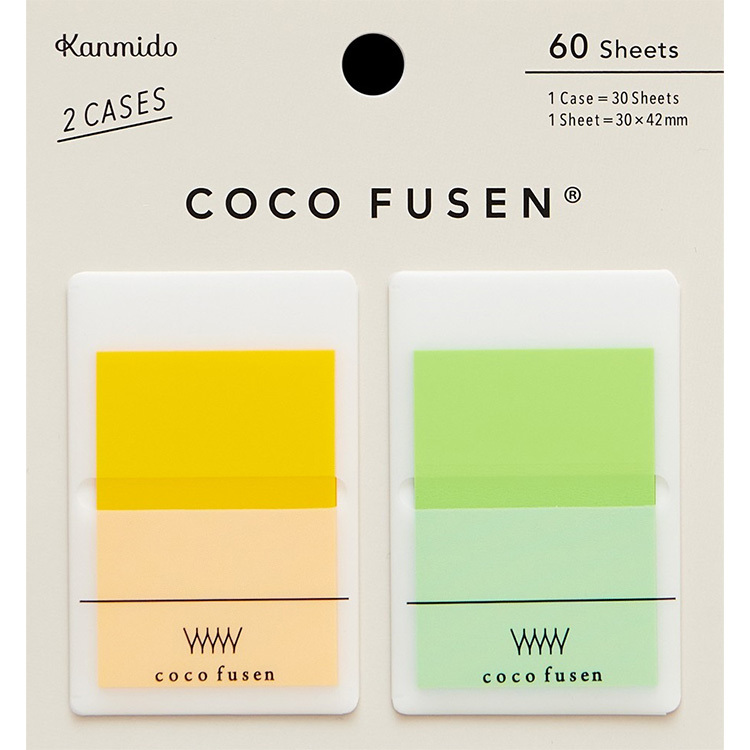 【Kanmido 甘美堂】COCO FUSEN COLOR (L) 攜帶式標籤貼