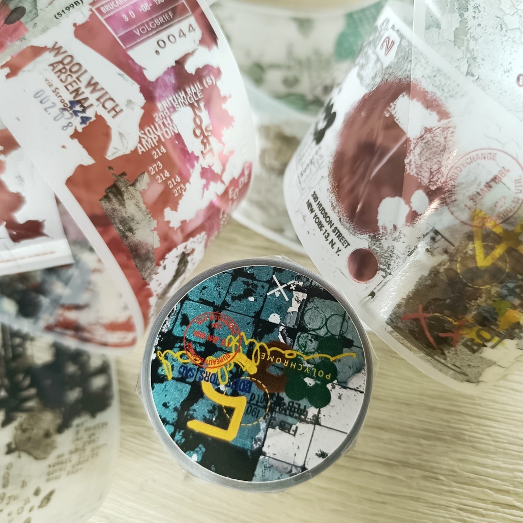 PLUSMINUS．POLYCHROME 5cm霧面PET膠帶 <整捲/分裝>