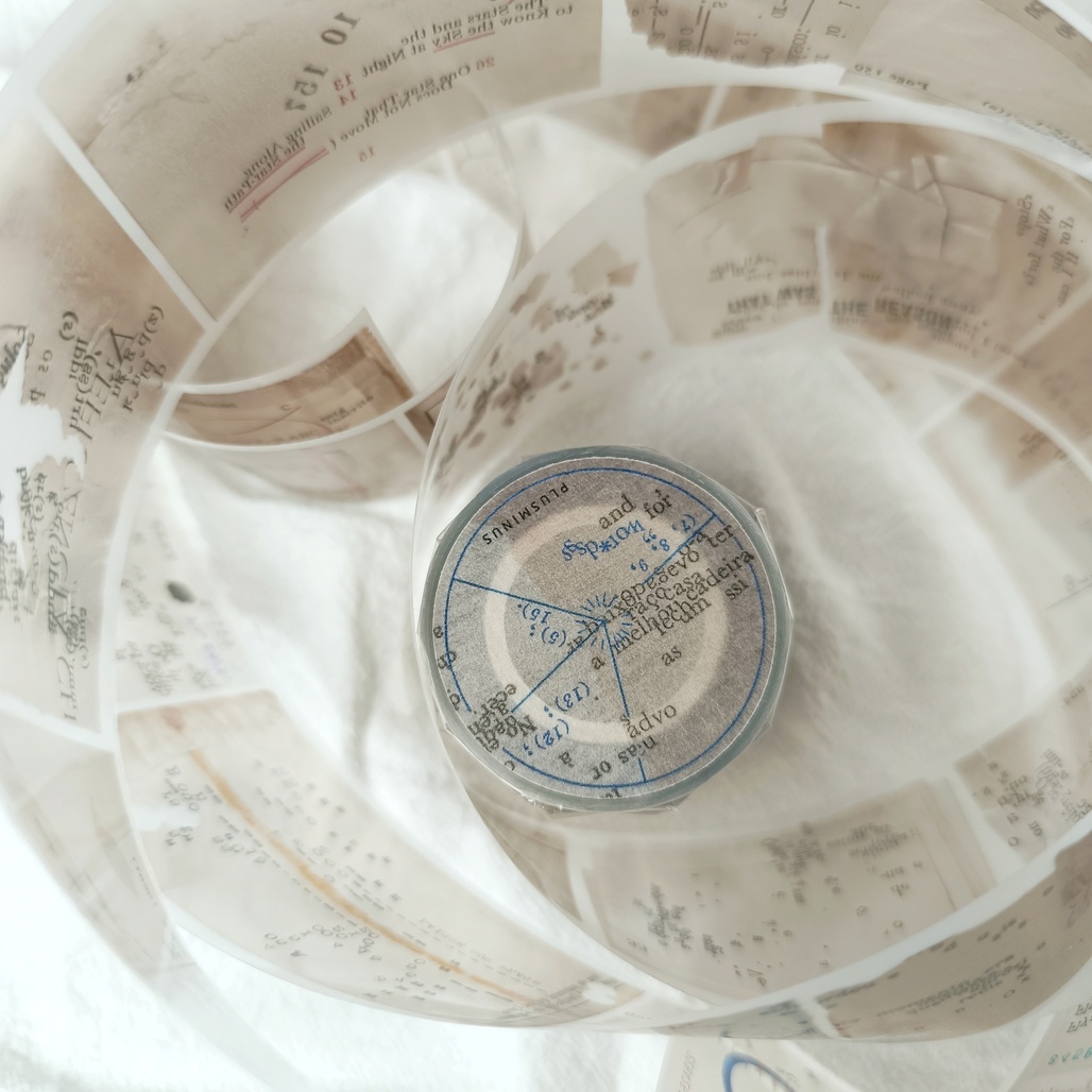 PLUSMINUS．Wor*ds 5cm霧面PET膠帶 <整捲/分裝>