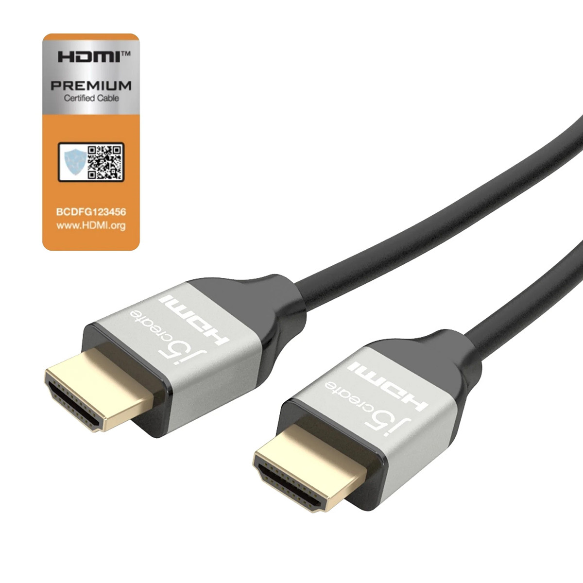 台灣製造] j5create 4K HDMI 線- 2m - 獲HDMI 優質認證(CE-JDC52)
