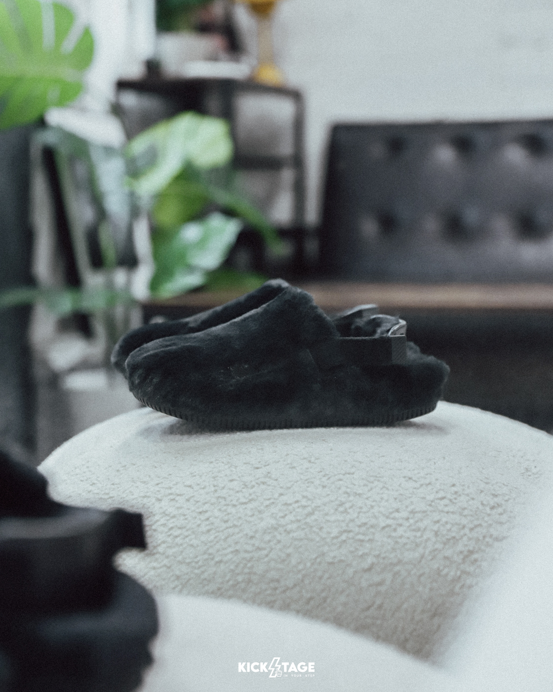 男女鞋 NIKE W CALM MULE 'BLACK' 黑色 絨毛 休閒 穆勒鞋 勃肯鞋 懶人鞋 拖鞋【FZ3118-001】