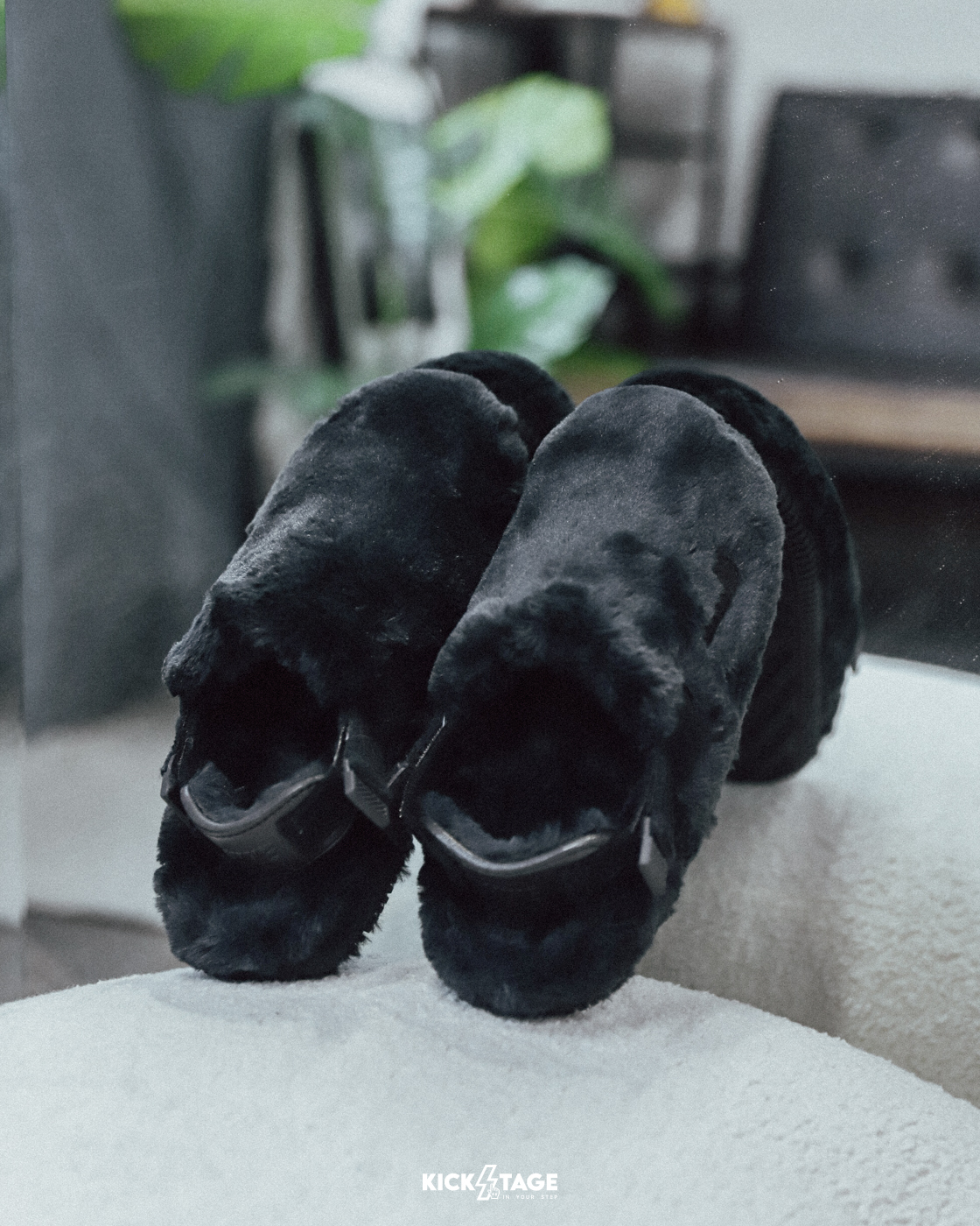 男女鞋 NIKE W CALM MULE 'BLACK' 黑色 絨毛 休閒 穆勒鞋 勃肯鞋 懶人鞋 拖鞋【FZ3118-001】