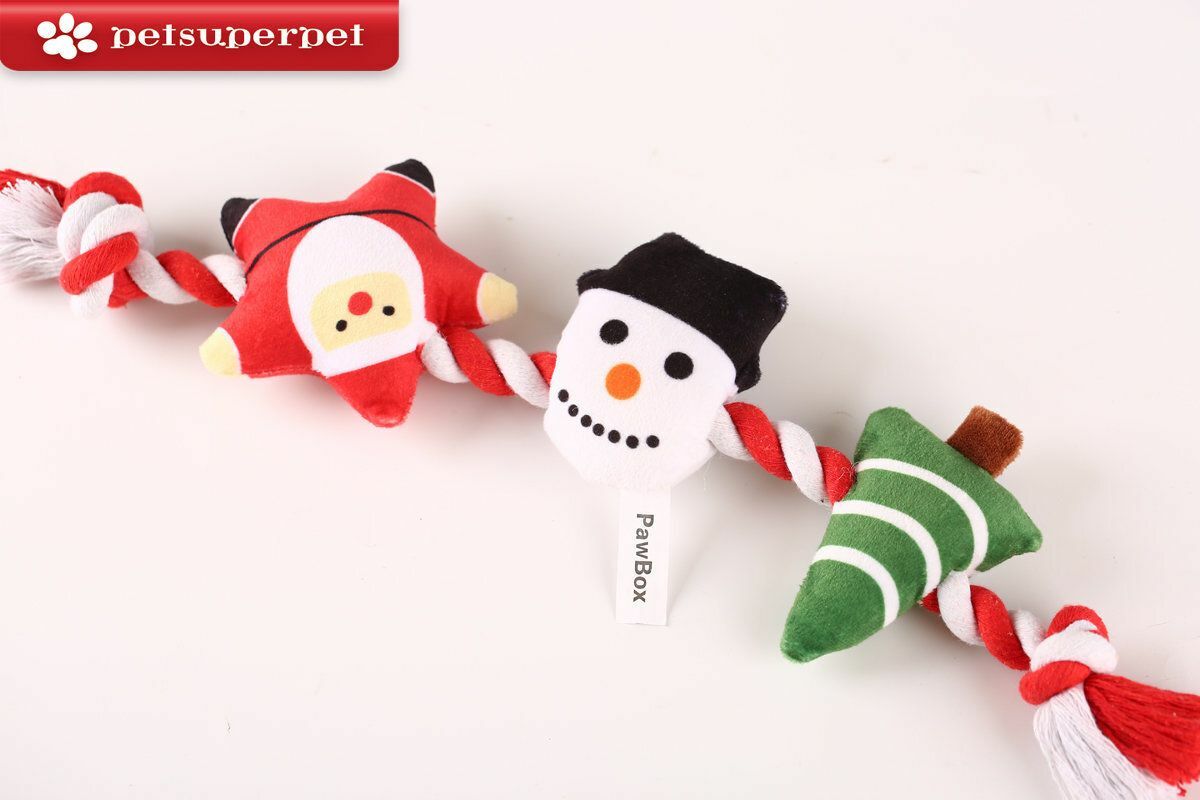 Petsuperpet - 寵物聖誕公仔-聖誕樹+雪人