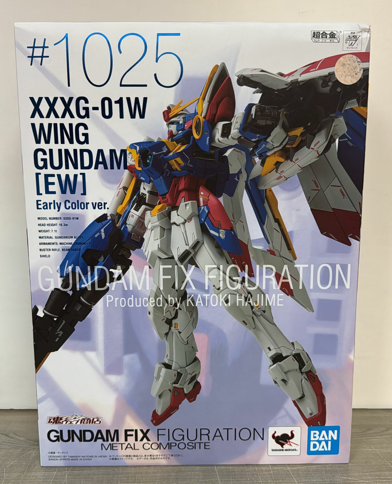 (開封品) Bandai 超合金 G.F.F.M.C.可動模型: 飛翼高達 (EW Ver.) Early Color ver.(243)