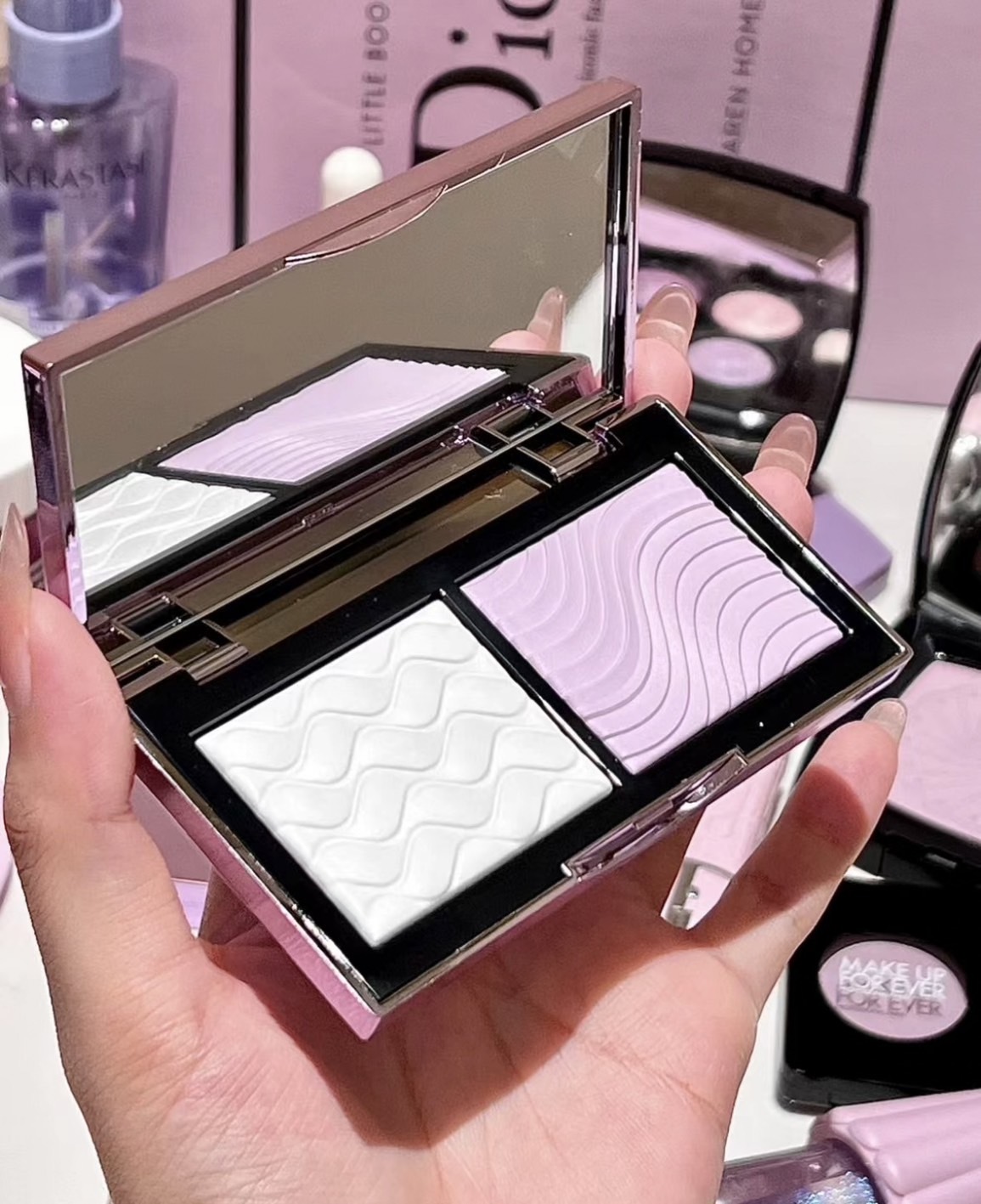 Mac 口袋雙色濾鏡蜜粉餅 3.5g（紫白餅）