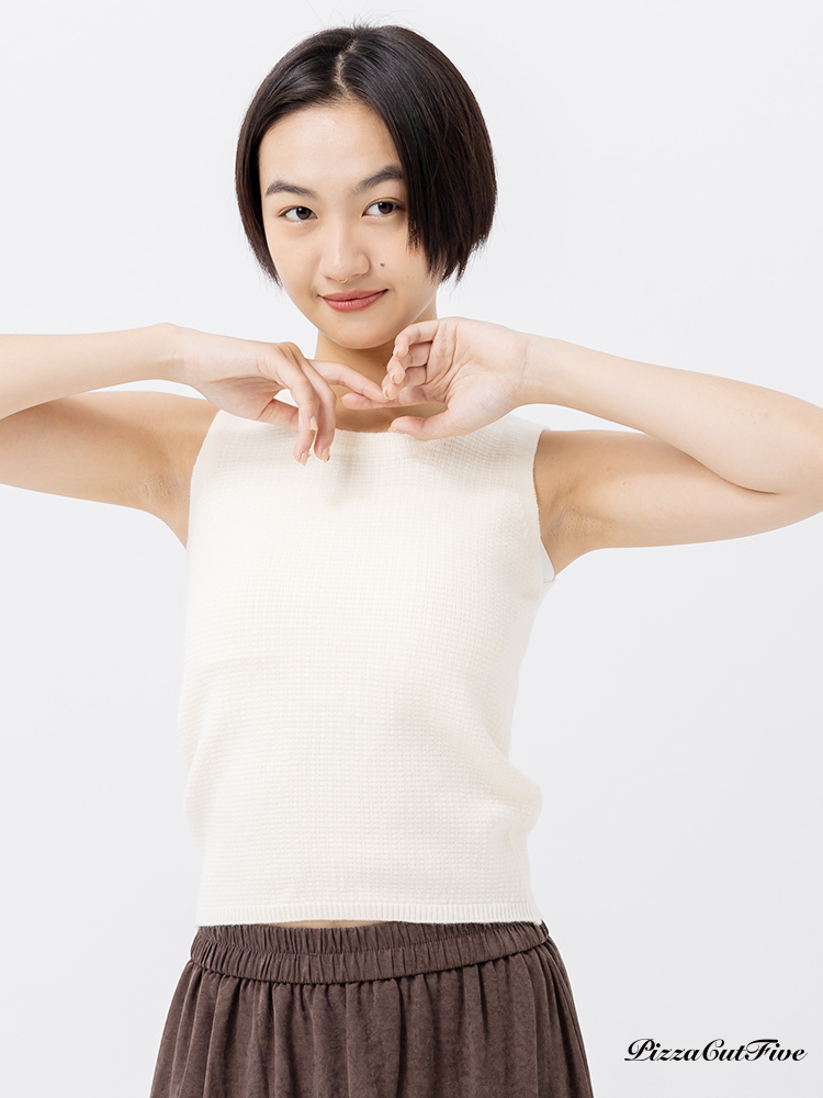 [SALE]簡約針織背心 PizzaCutFive PCF243411003