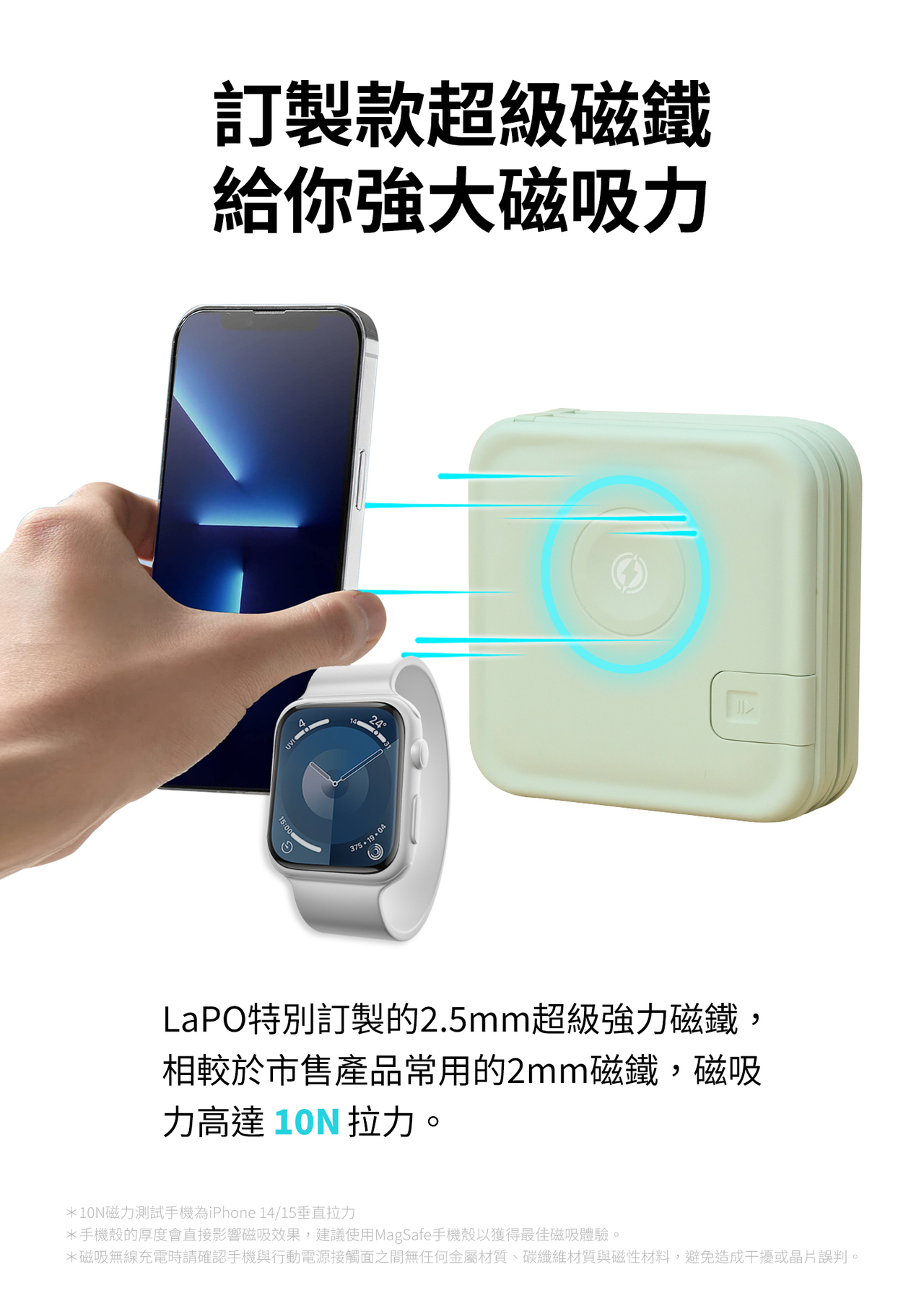 限量特別版 LaPO 超進化八合一 10000mAh 無線快充行動電源 WT-08