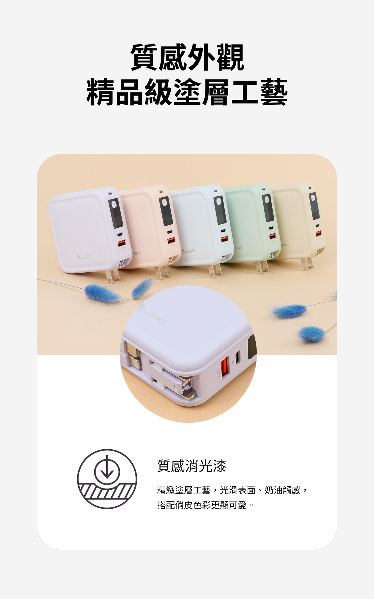 限量特別版 LaPO 超進化八合一 10000mAh 無線快充行動電源 WT-08