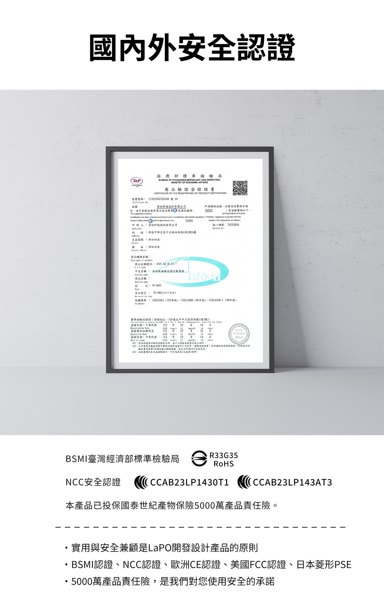 限量特別版 LaPO 超進化八合一 10000mAh 無線快充行動電源 WT-08