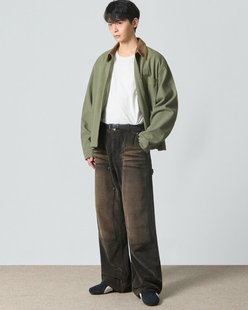 "代購" DIMITRI BLACK 韓國選物 燈芯絨 Double 工作褲