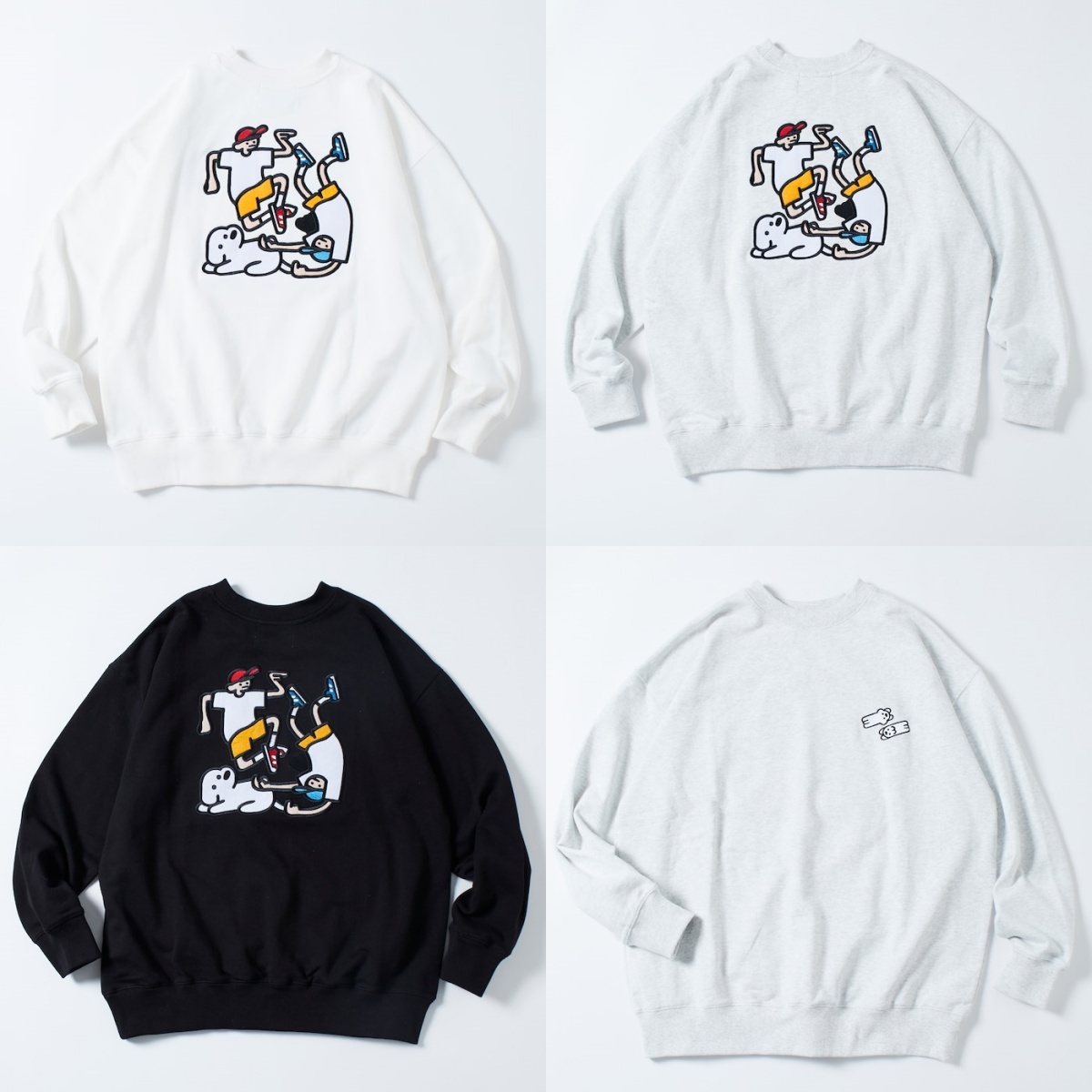 限時特價預購┃聯名 Matsui × FREAK'S STORE 松井 玩耍狗狗 刺繡 大學T