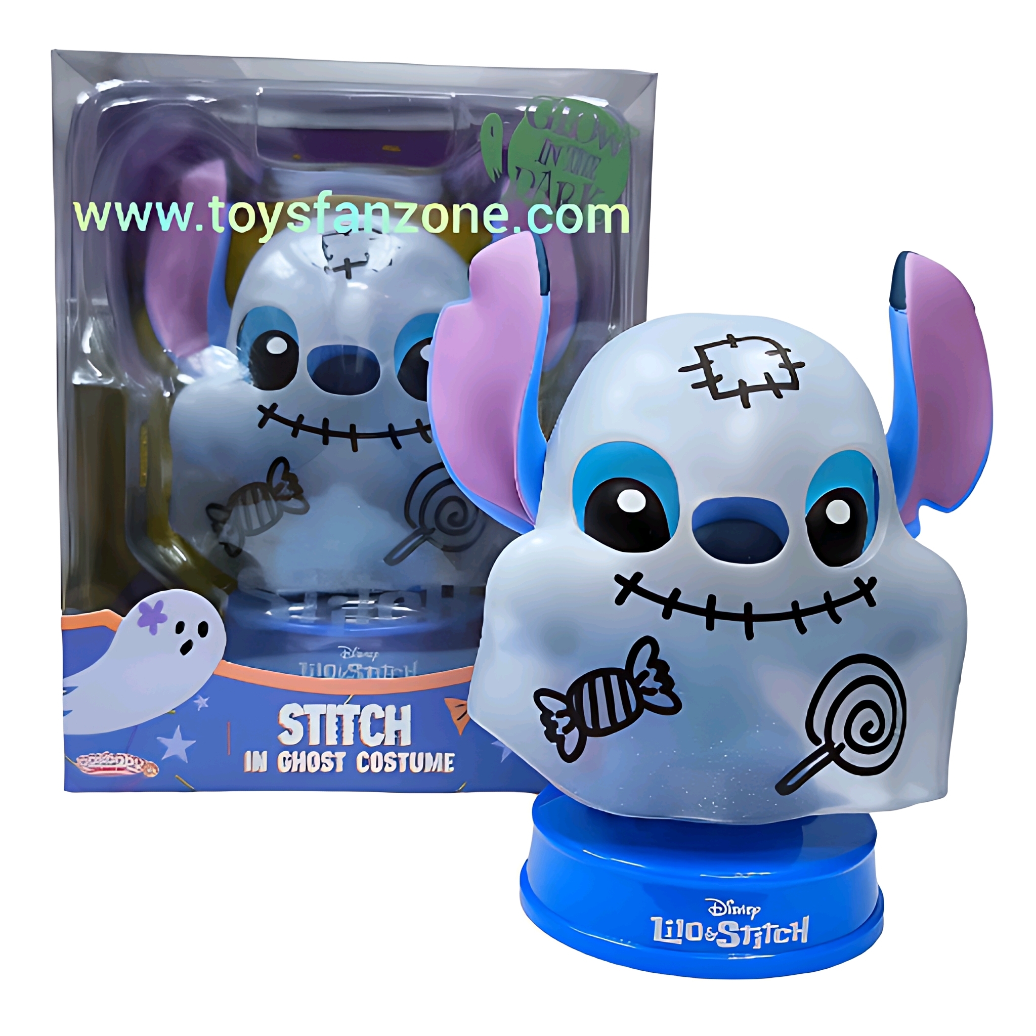 Hot Toys Stitch in Ghost Costume Cosbaby