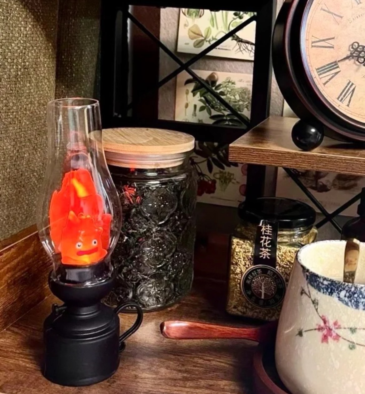 <快速出貨> 宮崎駿 霍爾的移動城堡 卡西法 小夜燈