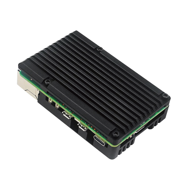 樹莓派5 鋁合金帶散熱風扇外殼 (雙風扇款) 含散熱片 Raspberry Pi 5
