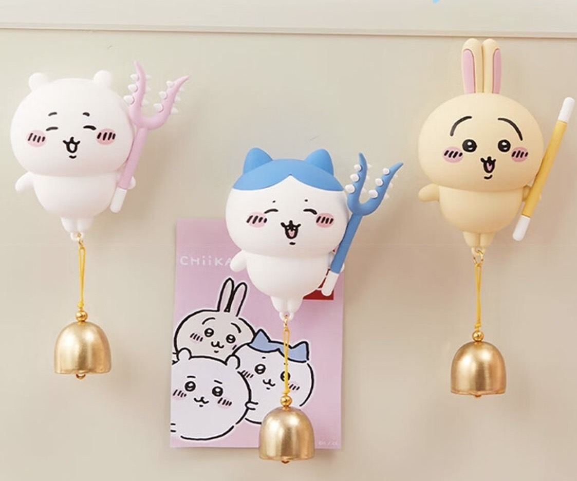 KTQ STORE ‧ Miniso x Chiikawa 吉伊卡哇 磁吸搖鈴掛飾