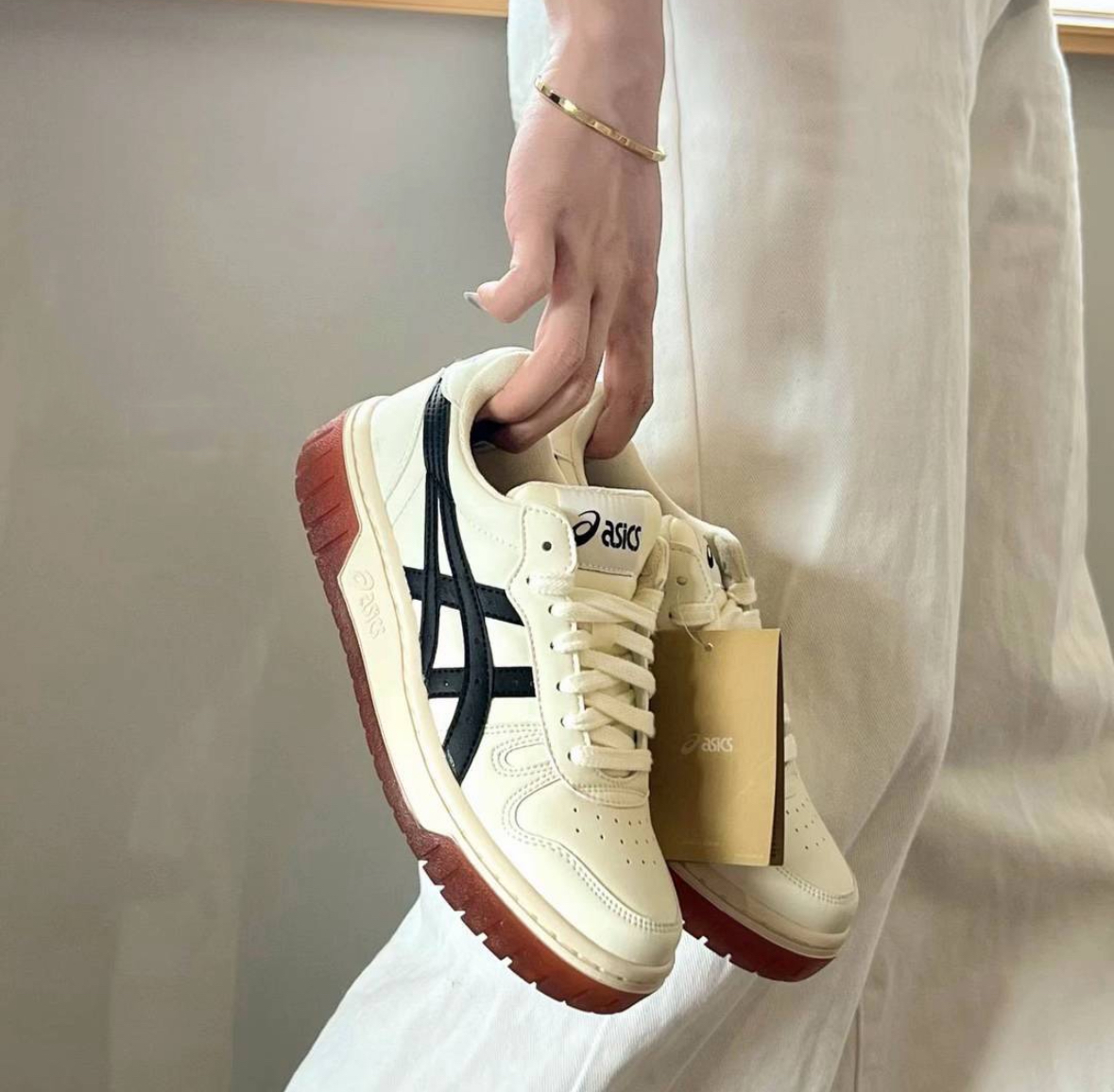 Asics Court MZ 米白黑 米白色 厚底 運動 板鞋 1203A127-750/預購