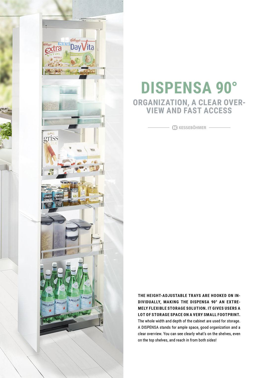 kessebohmer dispensa 廚櫃拉籃，廚櫃路軌