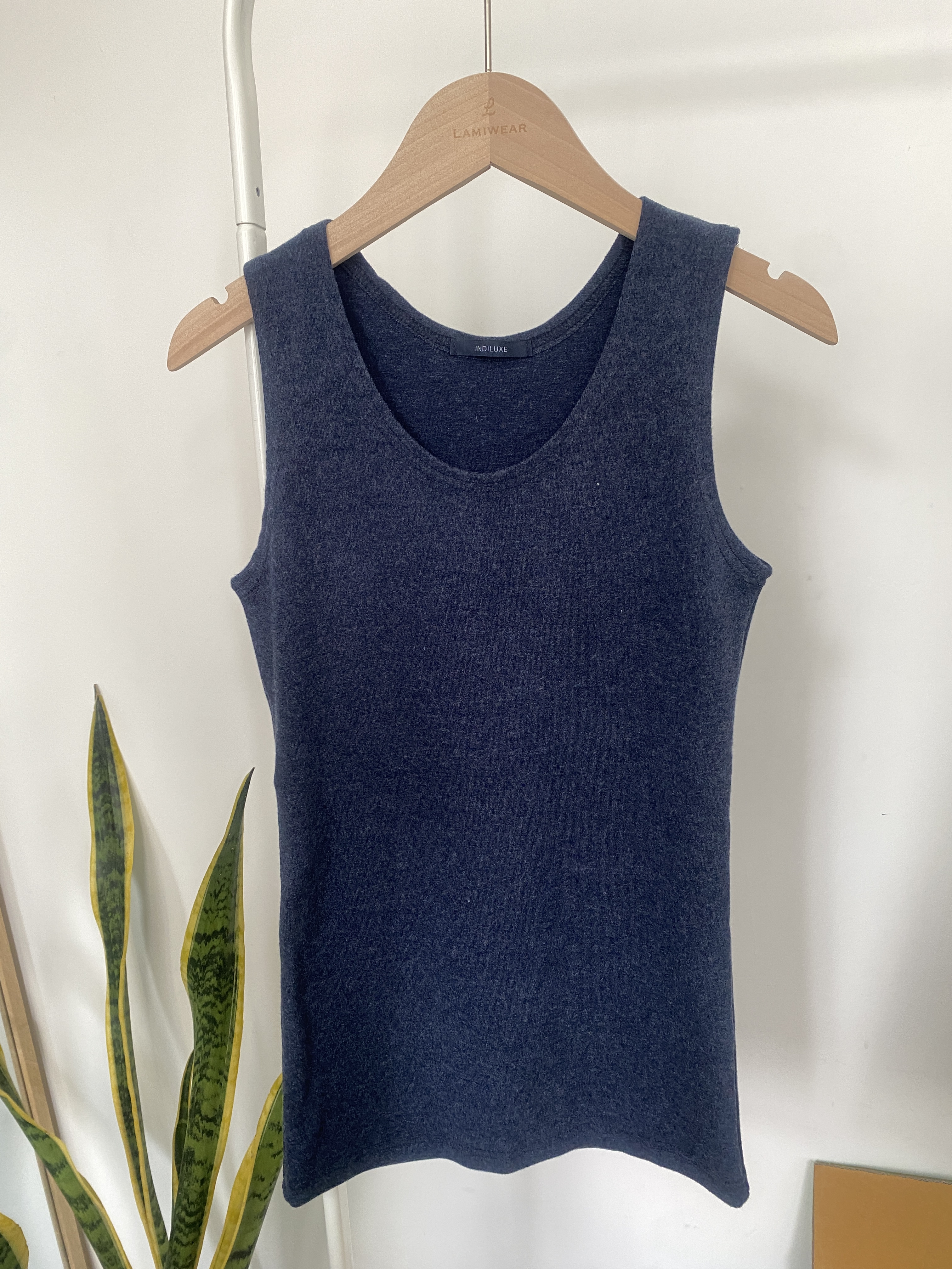 現貨款 秋冬磨毛彈性背心