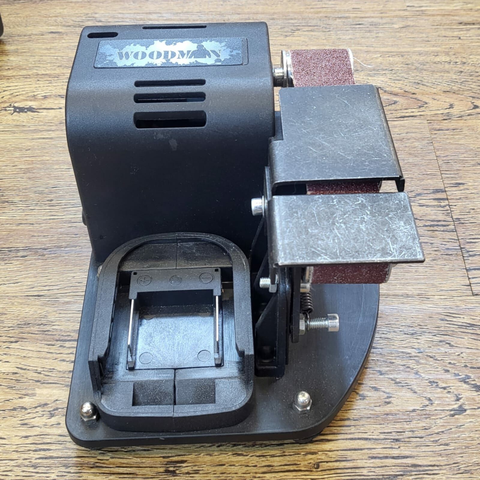 WOODMAN一木 電動小型多功能砂帶機/淨機不包電池 (WOODMAN電/紅M電）