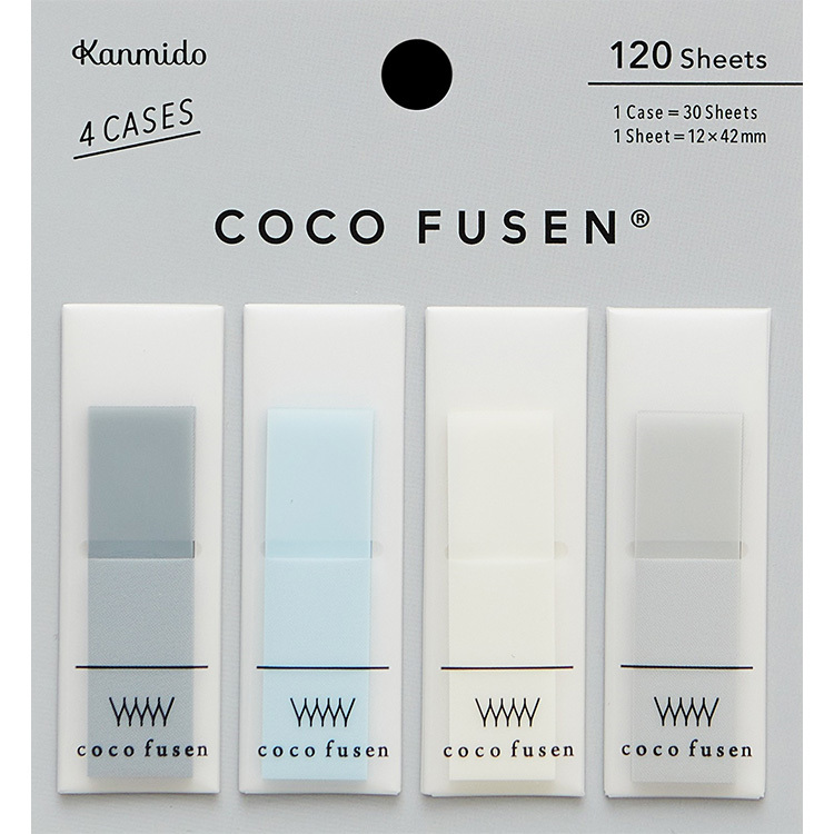 【Kanmido 甘美堂】COCO FUSEN 攜帶式標籤貼 (M) 5色