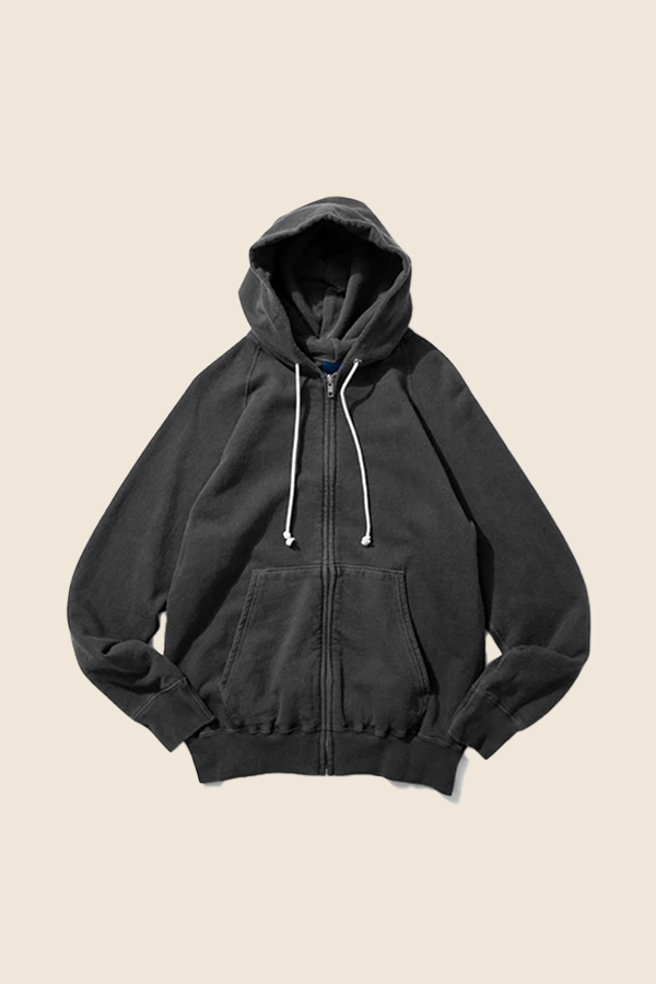 GOOD ON - RAGALAN ZIP 連帽外套（經典黑）