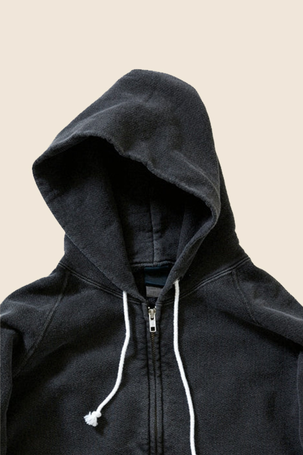 GOOD ON - RAGALAN ZIP 連帽外套（經典黑）