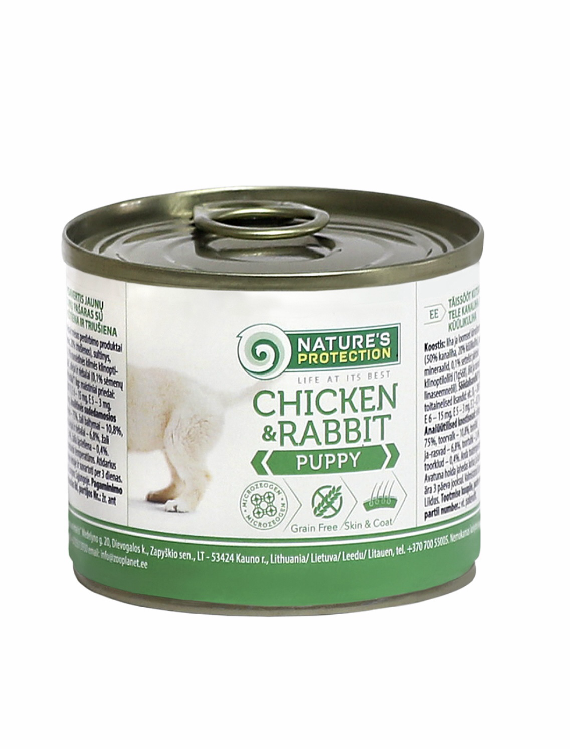 Nature's Protection 幼犬主食罐 兔肉雞肉 400g（適合1歲以下幼犬）