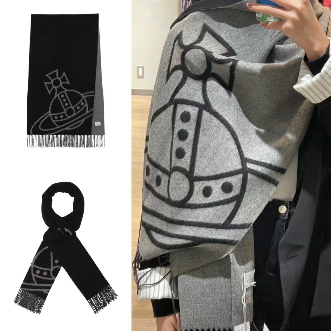 Vivienne Westwood textured black and gray double-sided Vivienne Westwood textured black and gray double-sided