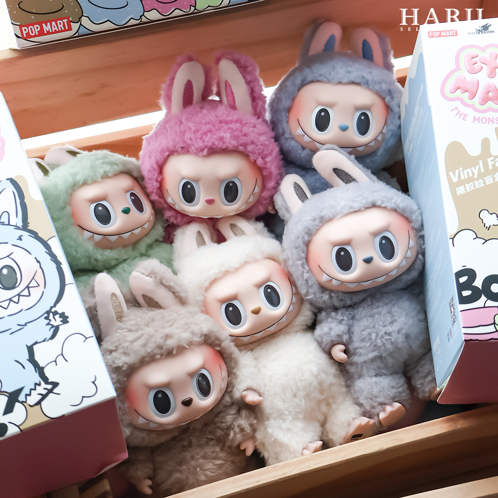 POP MART 泡泡瑪特 馬卡龍 LABUBU THE MONSTER 坐坐派對 搪膠毛絨 一代 二代 拉布布 公仔  盲盒 ㄧ番賞
