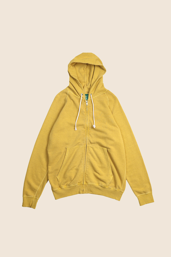 GOOD ON - RAGALAN ZIP 連帽外套（香蕉黃）