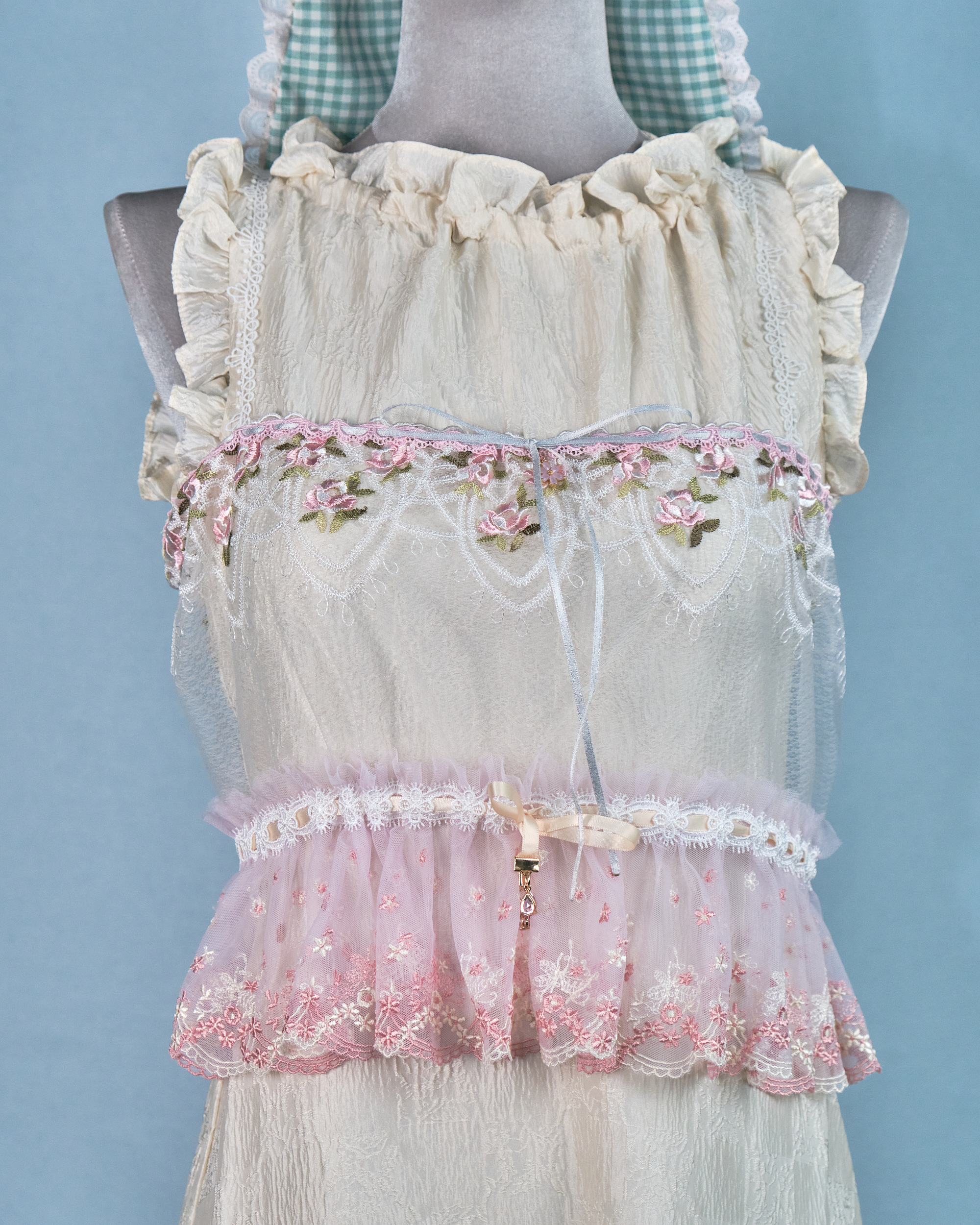 11272 The Tale About Garden Girl～Garden Rose Laced Top