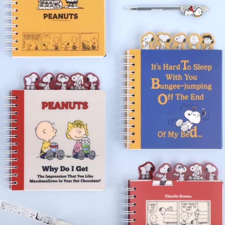 🇰🇷史努比Peanuts書籤筆記本(現貨)