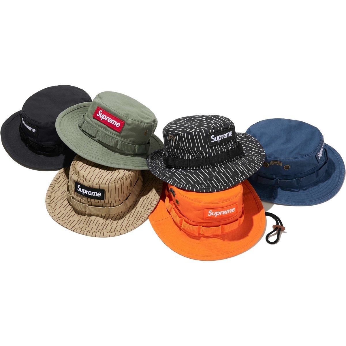 2024AW SUPREME MILITARY BOONIE BOX LOGO 帽子 漁夫帽 現貨