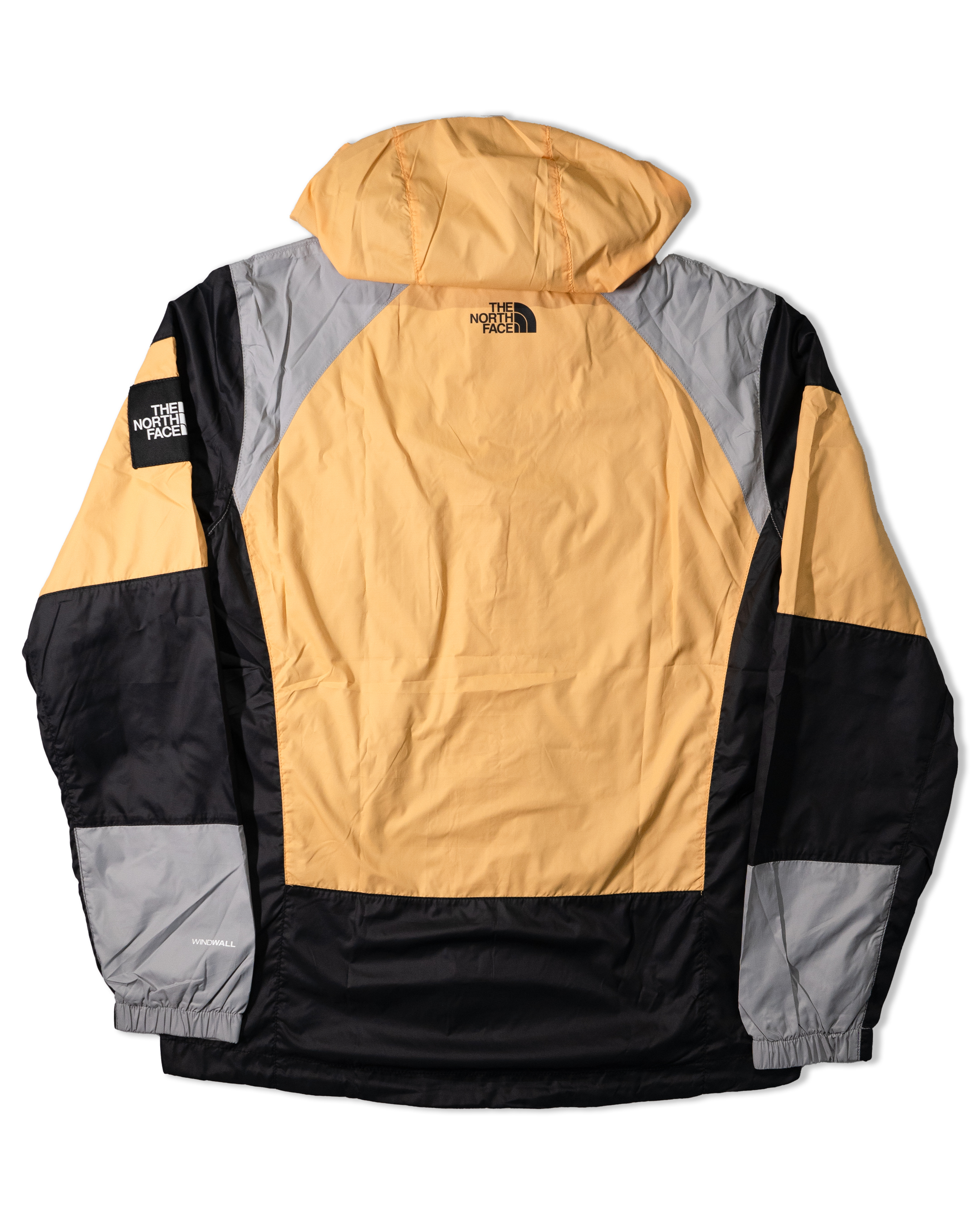 TNF北臉 0004 男 黃灰黑色 Windwall