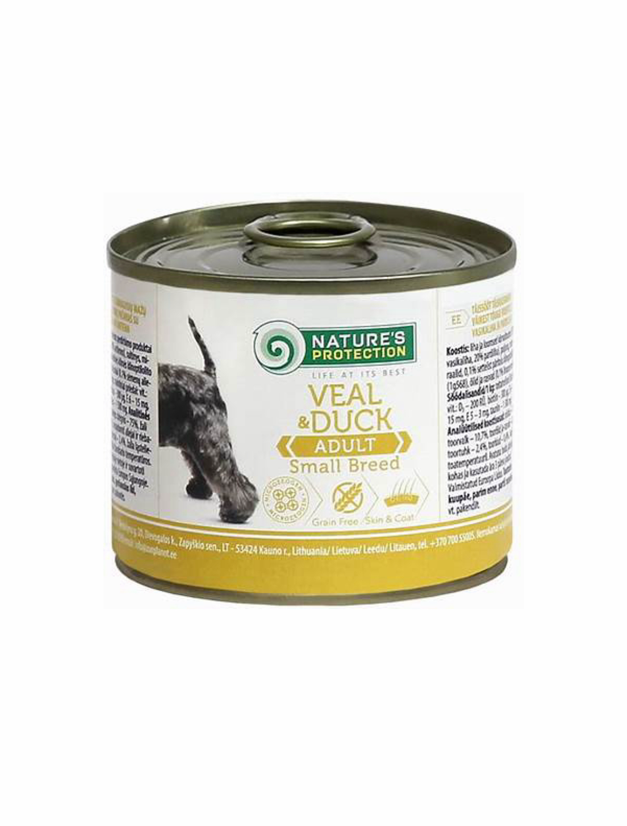 Nature's Protection 成犬主食罐 小牛肉及鴨肉 200g（適合1歲以上成犬）