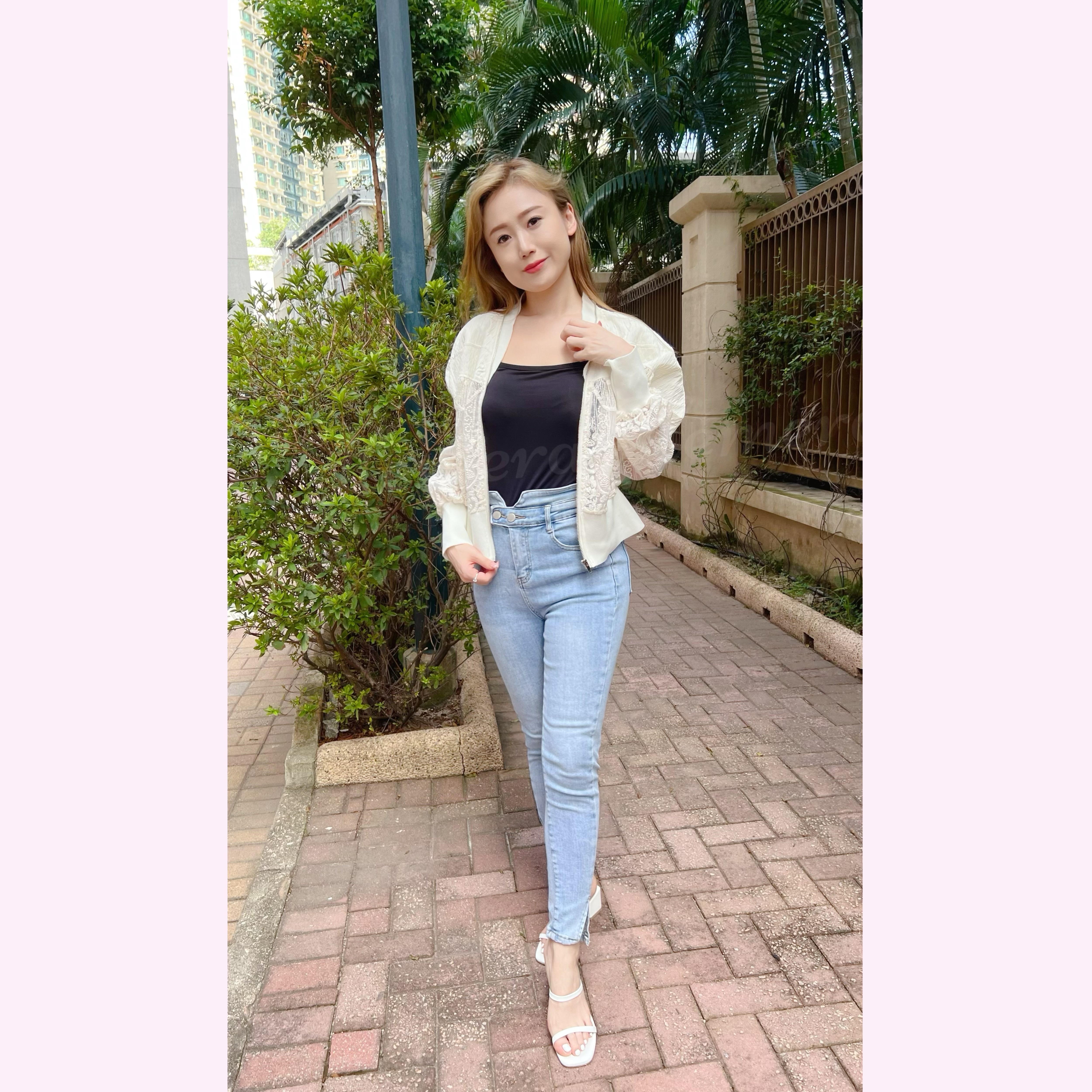 JK24S0934 LACE休閒棒球外套