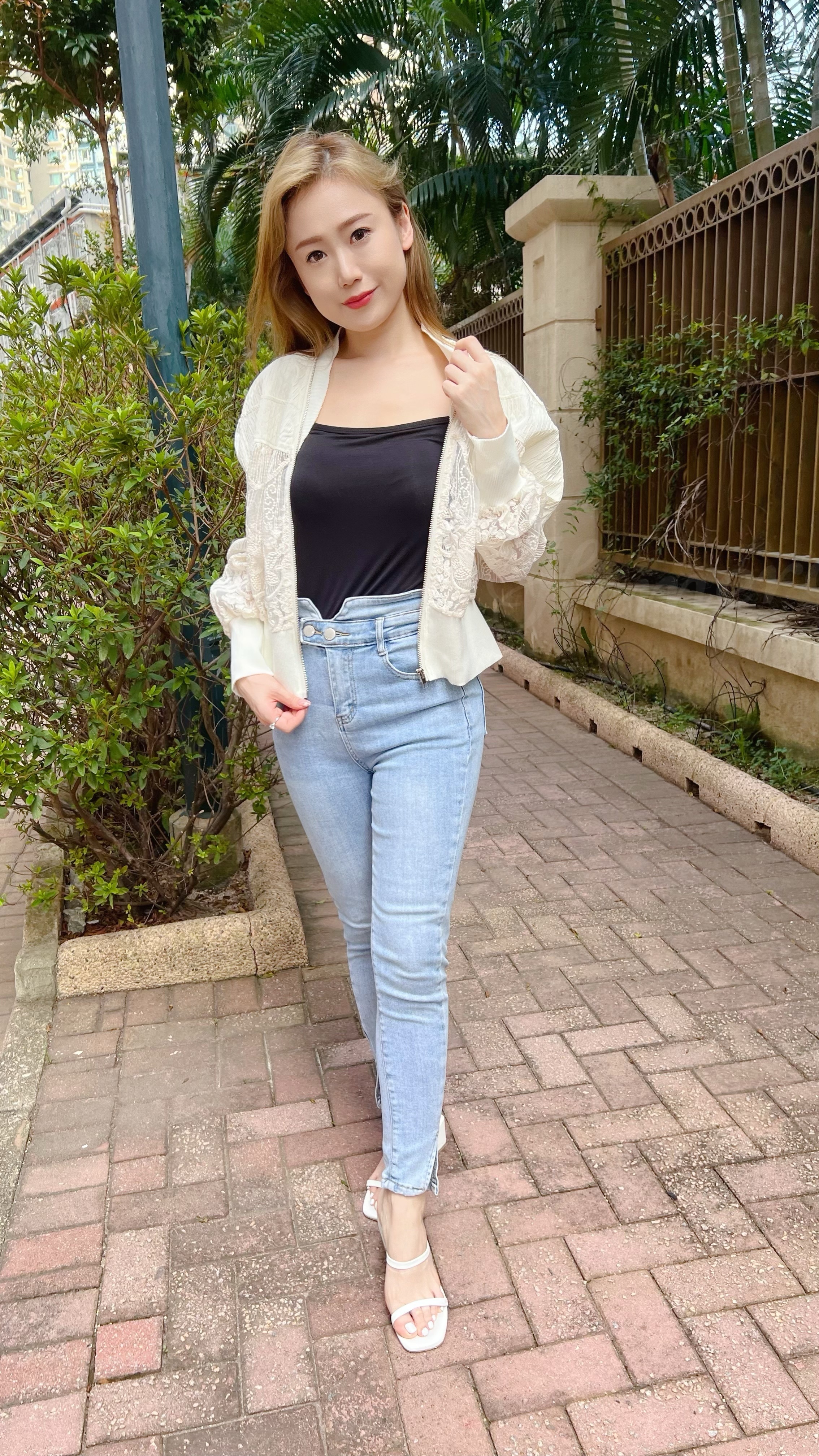 JK24S0934 LACE休閒棒球外套