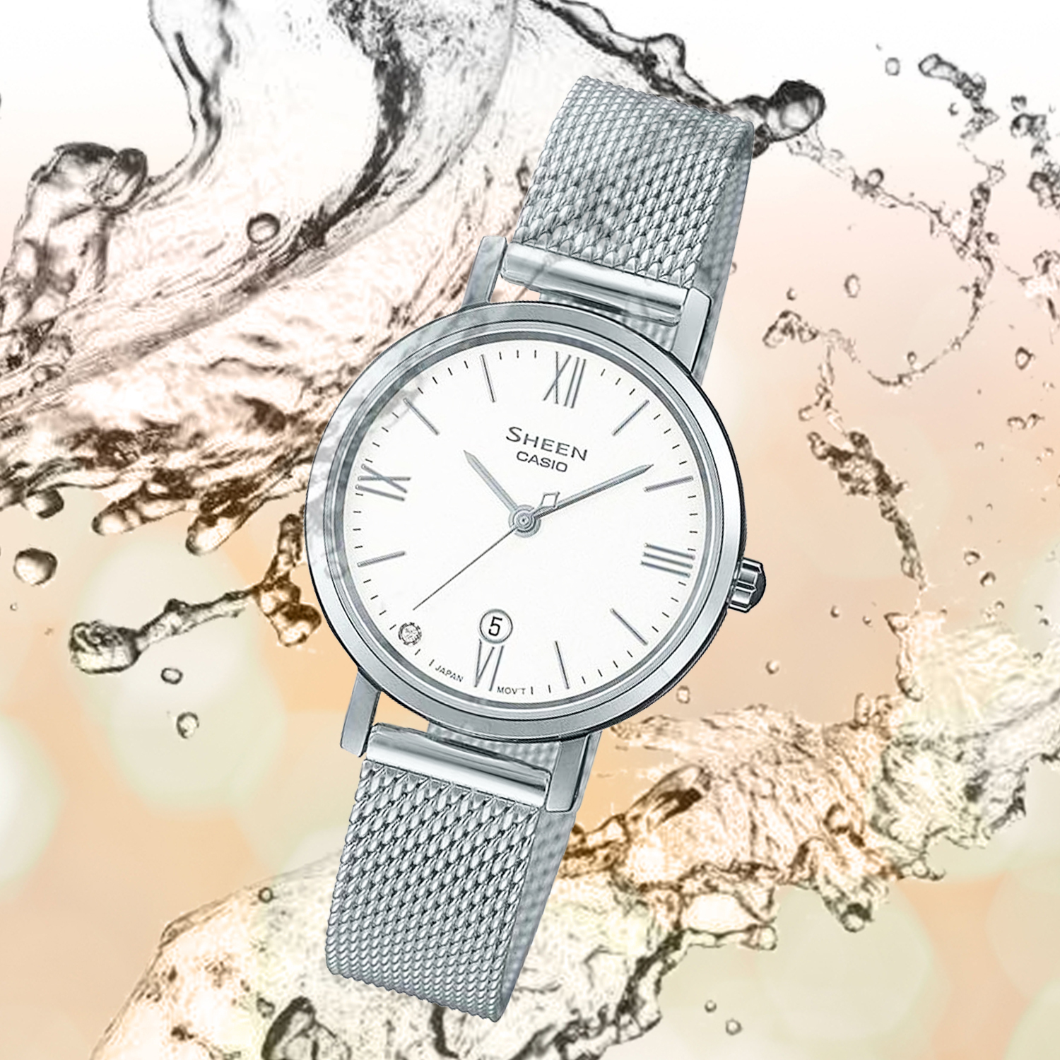 Casio Sheen SHE-4540M-7A 藍寶石 手錶 (香港行貨)