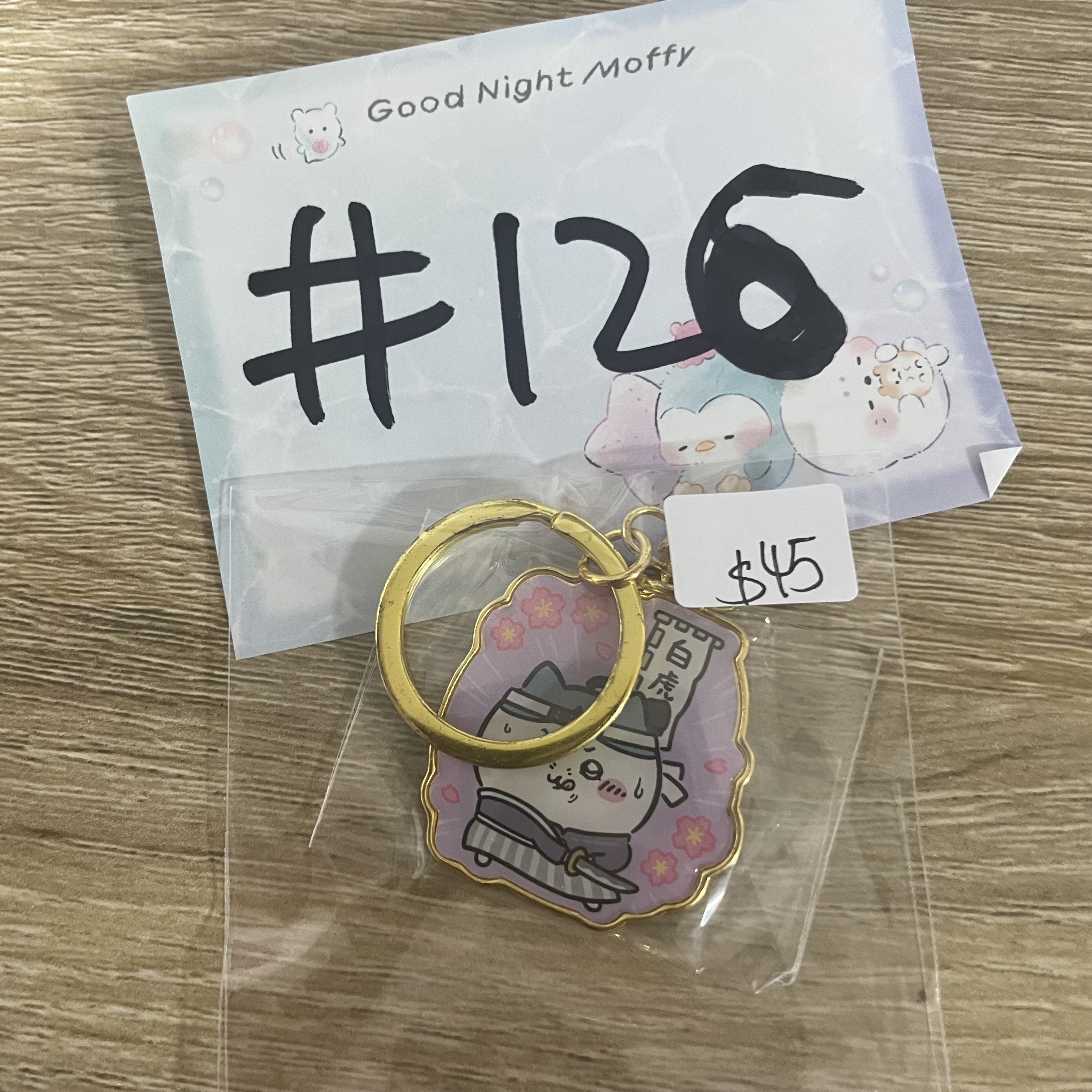 CHIIKAWA 八字貓 掛件#126