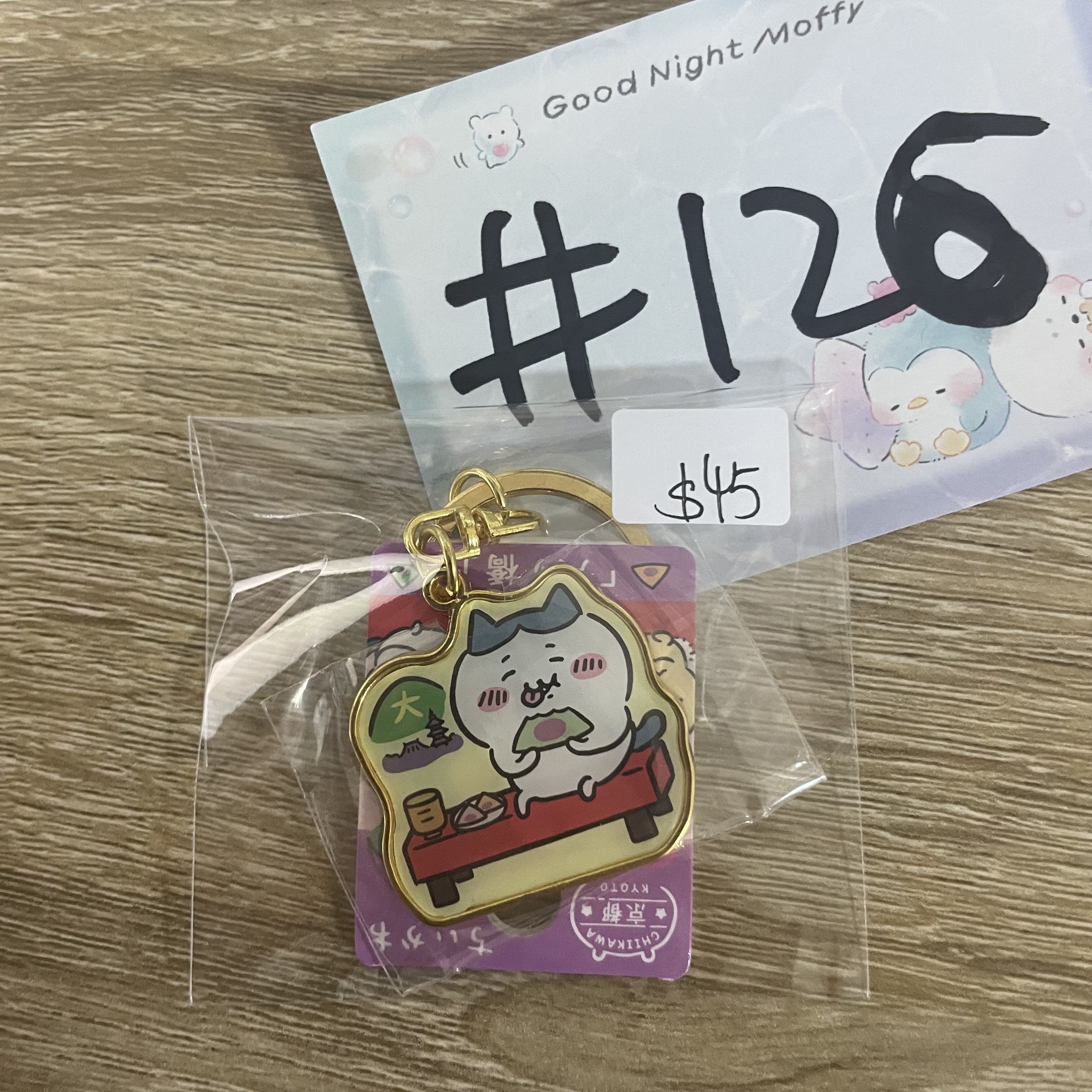 CHIIKAWA 八字貓 掛件 京都 #126