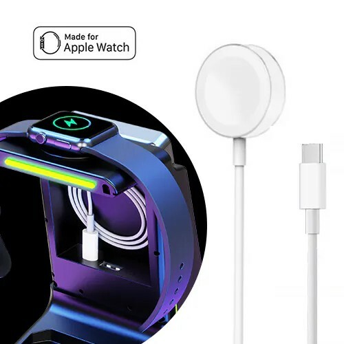 【怪獸選物 IDEAMON】Apple Watch 磁性充電線-短版25cm (搭配充電座最佳長度)