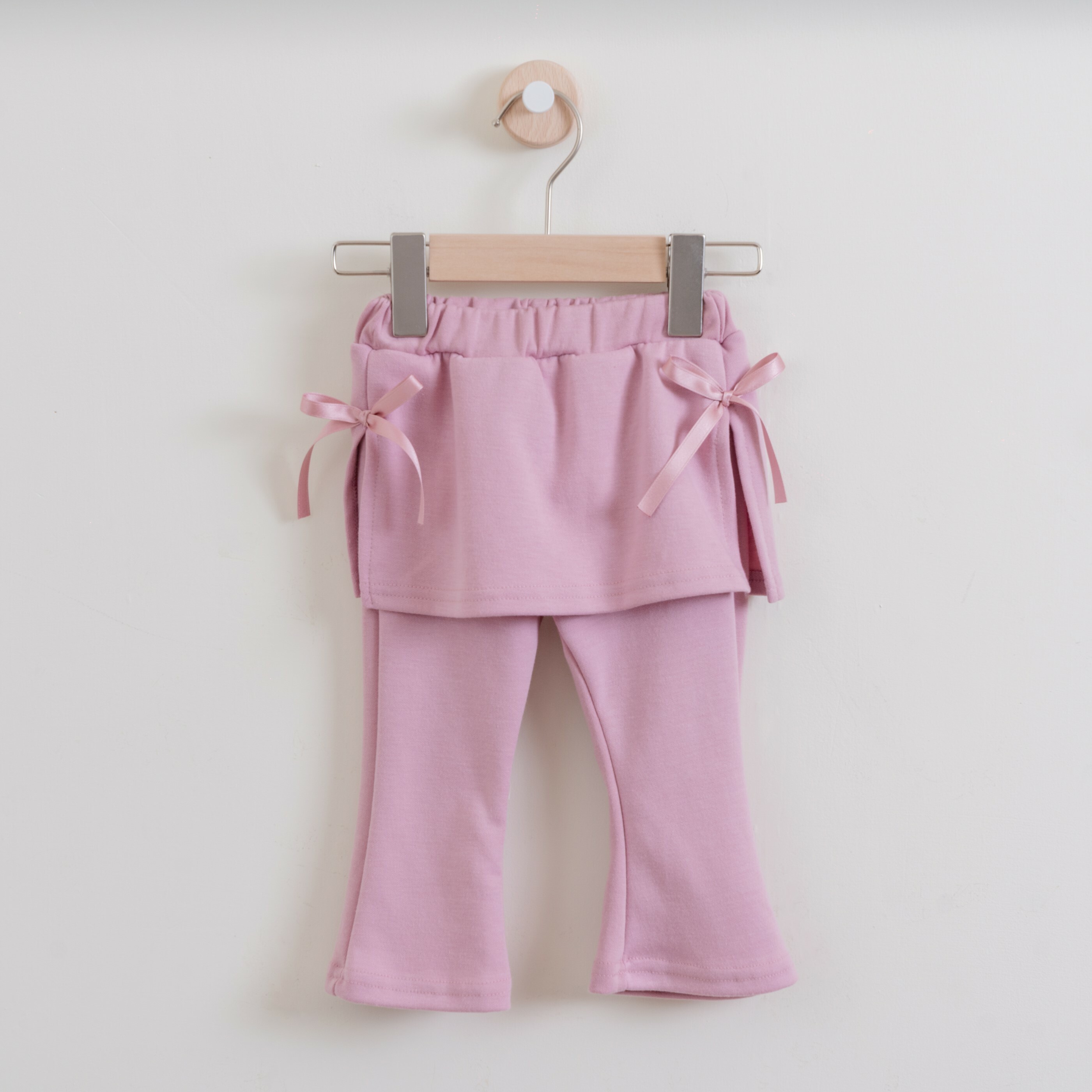 韓國 Aosta - 秋款蝴蝶結喇叭褲（三色）