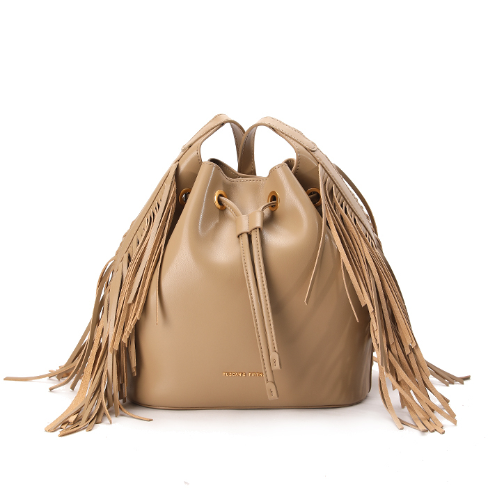 TUS TASSEL Bucket Bag