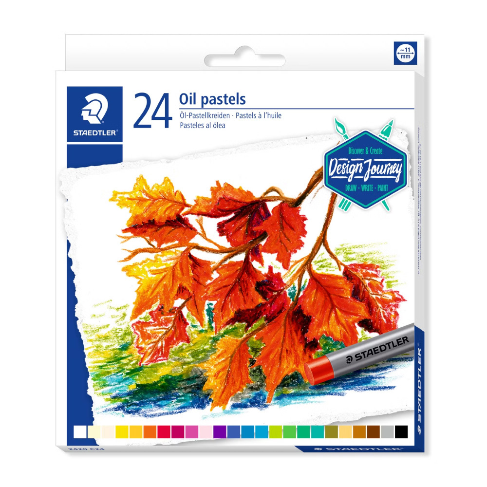【STAEDTLER 施德樓】金鑽專家級油性粉彩24色組 MS2420 C24