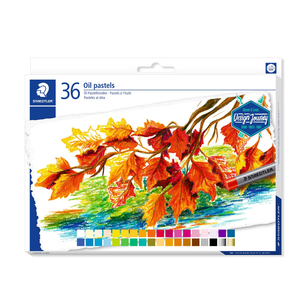 【STAEDTLER 施德樓】金鑽專家級油性粉彩36色組 MS2420 C36