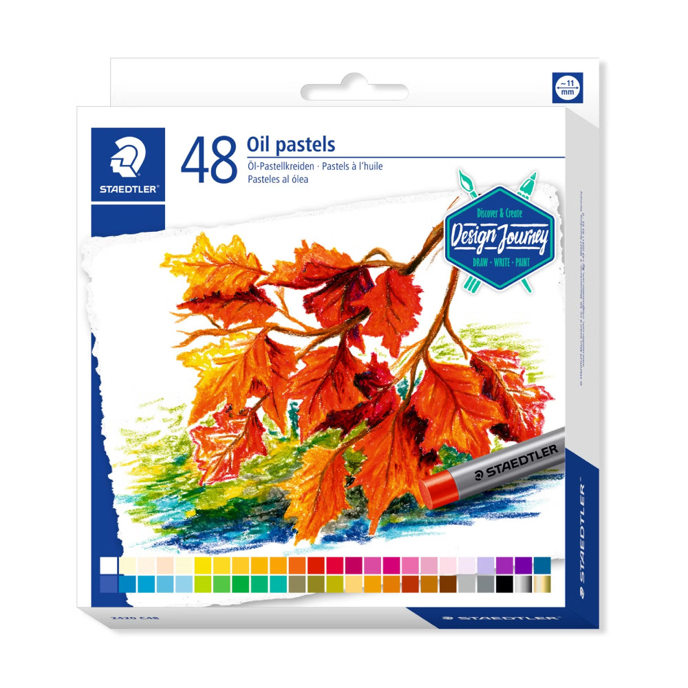 【STAEDTLER 施德樓】金鑽專家級油性粉彩48色組 MS2420 C48