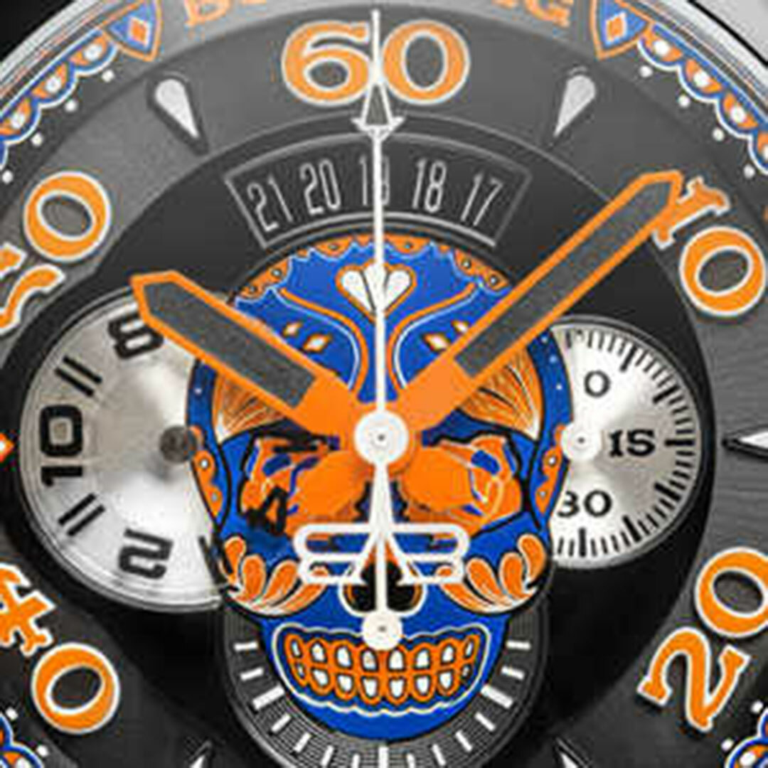 BOLT-68系列 藍骷髏計時碼錶